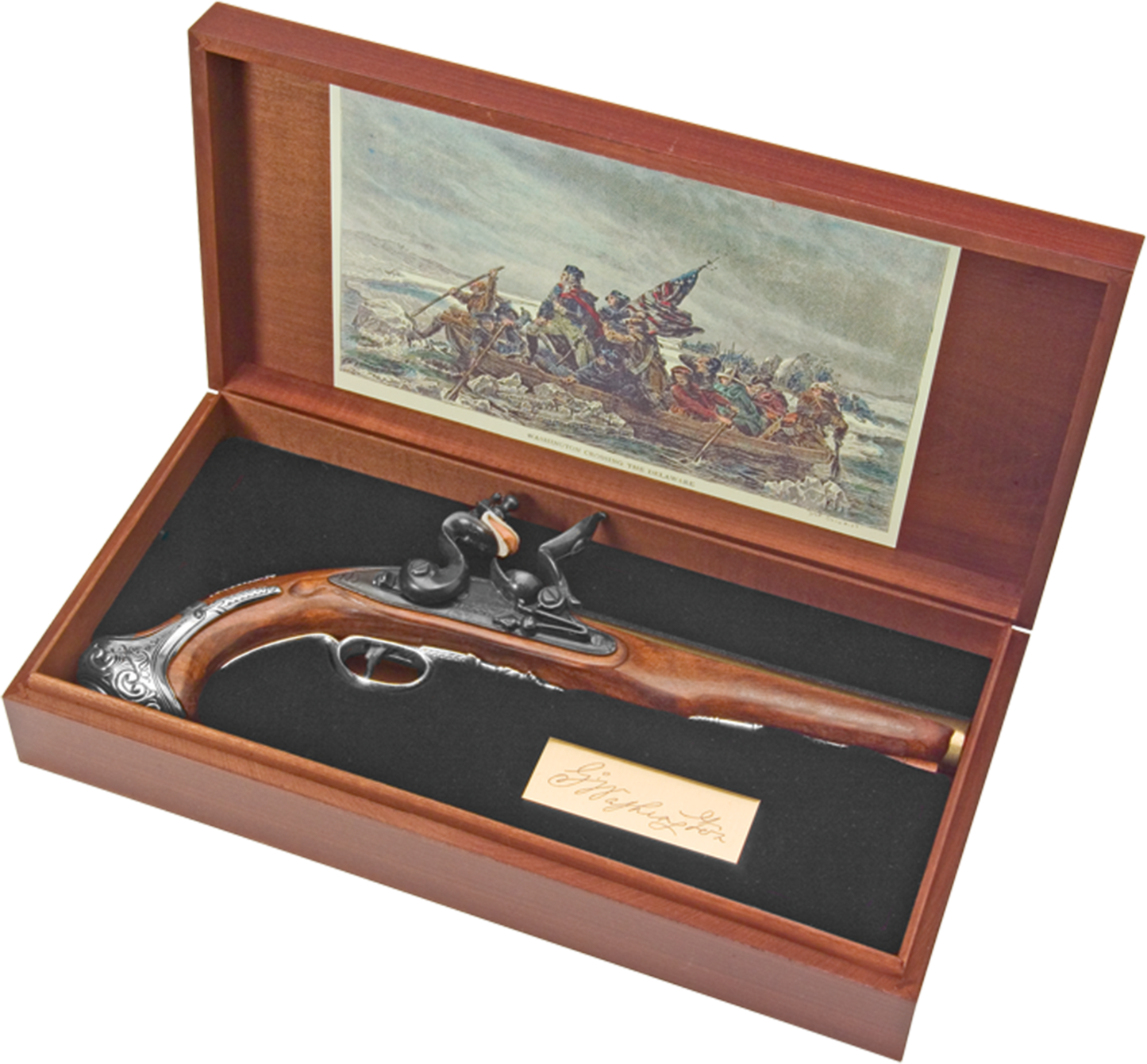 Colonial George Washington Deluxe Boxed Flintlock Gift Set