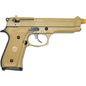 Front Firing Replica M92 Semi-Automatic Blank Firing Gun – Desert Sand Finish