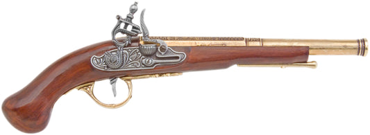 18th Century English Flintlock Pistol Replica