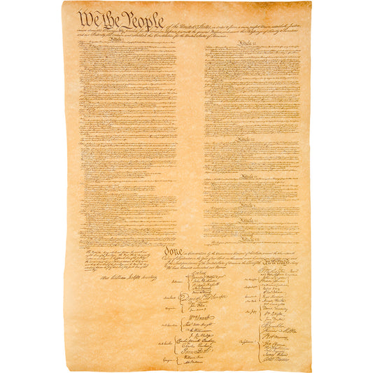 U.S. Constitution Replica - Unframed