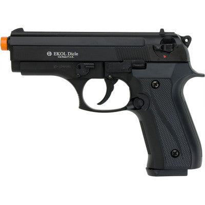 Dicle 8000 Front Firing Blank Gun Black Finish