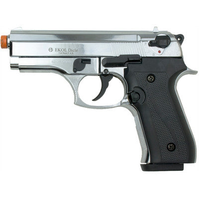 Dicle 8000 Front Firing Blank Gun Nickel Finish