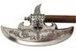 16th Century German Battle Axe – Nickel Finish