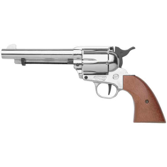 Bruni Old West M1873 Blank Firing Revolver – Nickel Finish