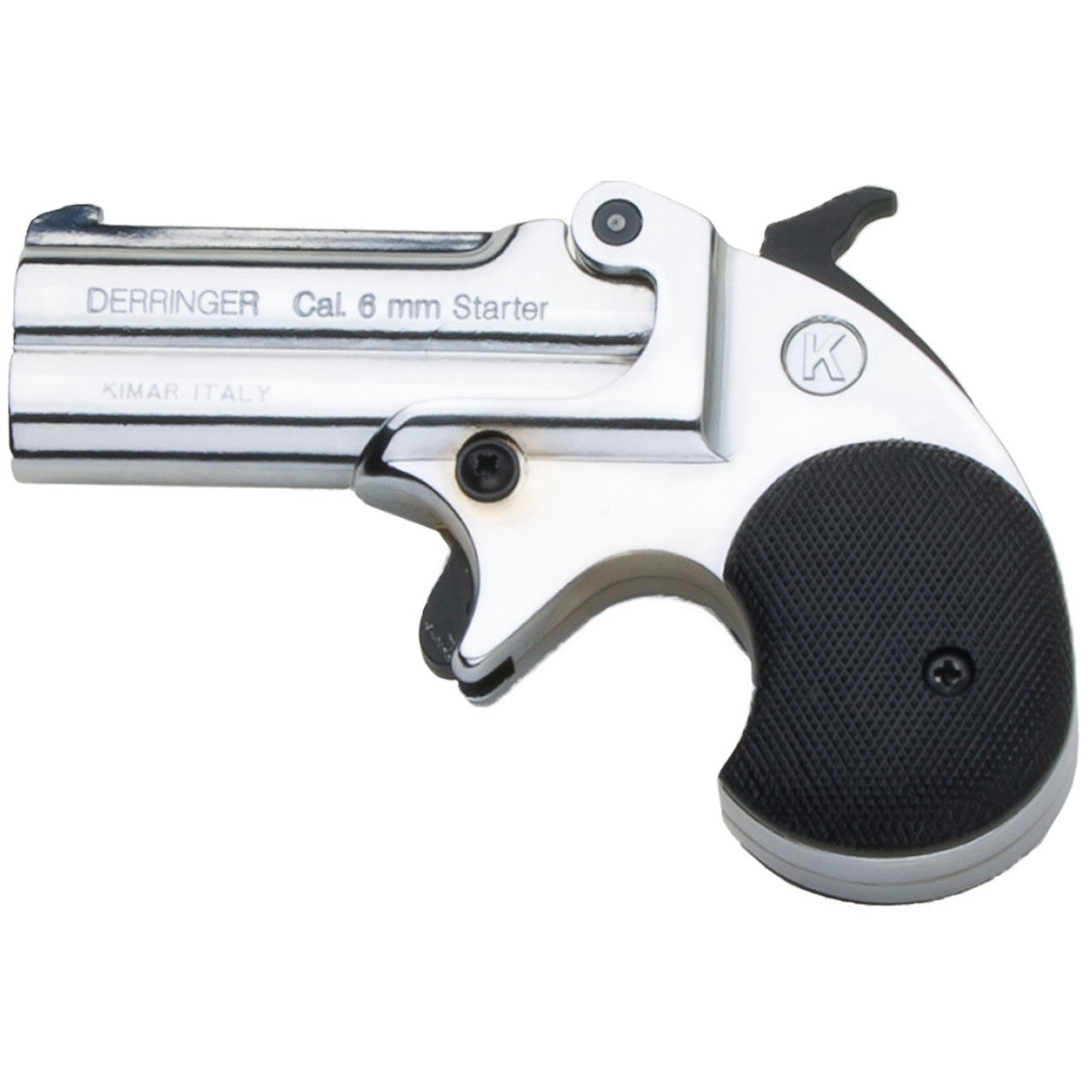 Old West Replica Nickel .22 Caliber Blank Firing Derringer