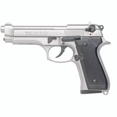 M92 Semi Automatic Blank Firing Gun Nickel Finish