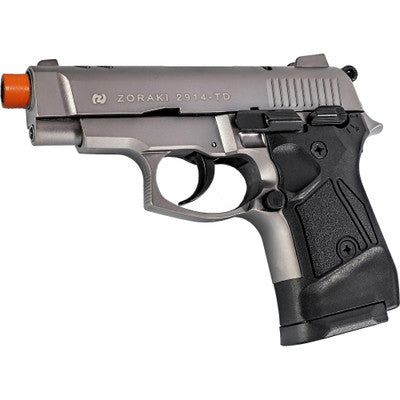 ZORAKI 2914 Semi Auto Blank Pistol - Titanium