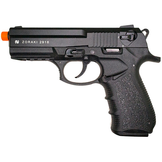 ZORAKI 2918 Semi Auto Blank Pistol - Black